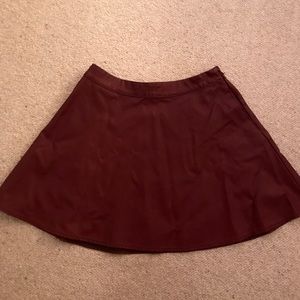 Leather skirt
